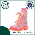 botas de chuva sexo mulheres maduras rosa rosa moda botas de chuva B-817